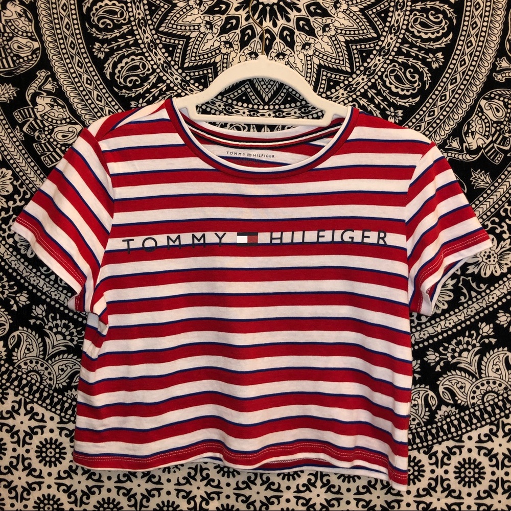 Tommy Hilfiger striped crop top